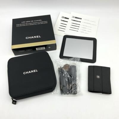 CHANEL LES MINI DE CHANEL 2013メイクブラシセット CHANEL Les Minis de Chanel 2013 6 Brush Set Pouch Case New w/Box