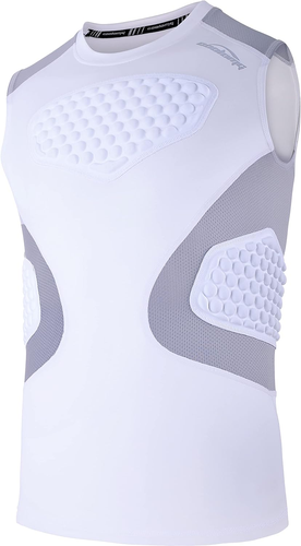 Exxact Sports Baseball Chest Protector - Padded Compression Shirt