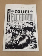 EC CRUEL KINGDOM #2 COVER D 1:20 FOWLER B&W ARTIST EDITION VARIANT ONI PRESS