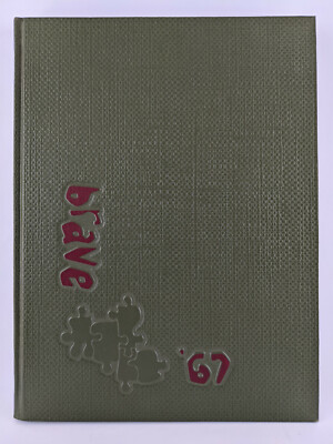 #ad 1967 Sioux Falls College Brave Yearbook Annual Sioux Falls South Dakota $17.74