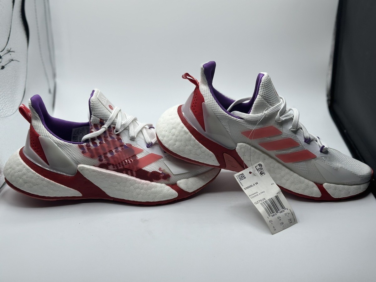 K NEW Adidas® ADIZERO Scorch Football Cleats White & Blue Size 10.5