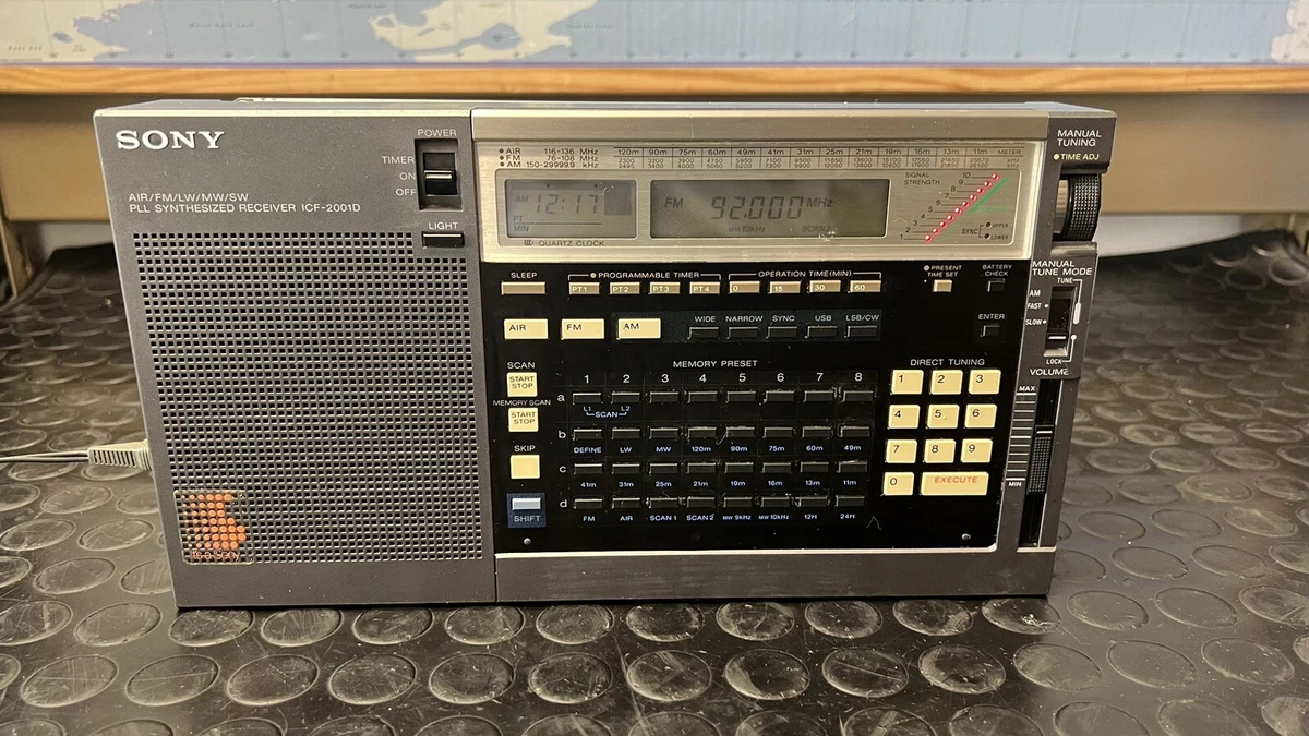 SONY ICF-2001D TABLETOP RADIO STAND | eBay