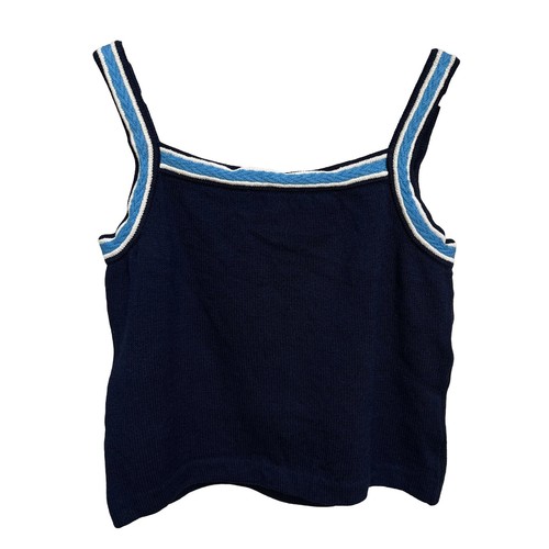 Canottiera maglia blu scuro St. John taglia PETITE - Foto 4 di 5