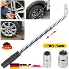 Radschlüssel Radmutterschlüssel Teleskop Schlüssel Radmuttern 17/19 mm 21/23 mm