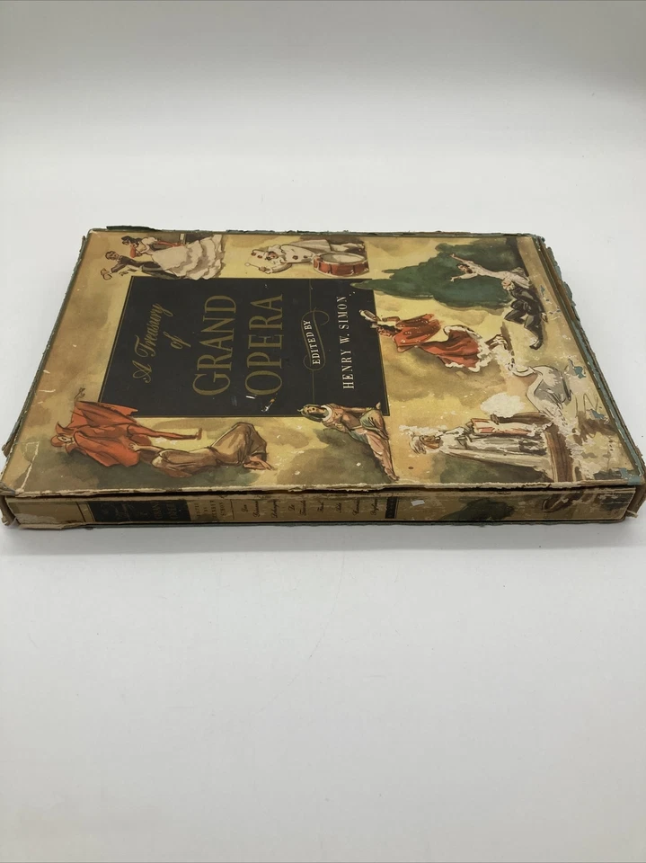 VINTAGE RARE 1946 "A Treasury of GRAND OPERA" 1st Ed. Edited By: Henry W. Simon - Image 2 of 4