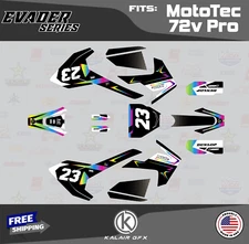 Graphics Kit for MotoTec Pro 72v (All Years) Evader Series - RAINBOW