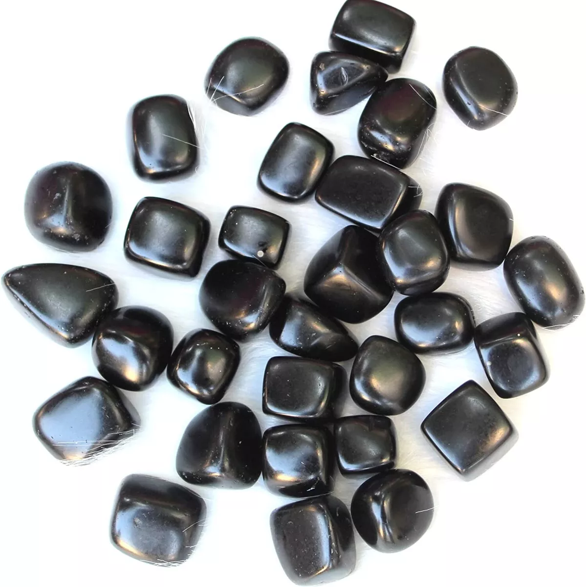 Black obsidian tumbled sale stone
