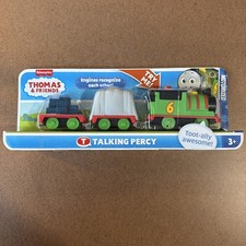 Thomas  Friends Talking Percy Classic Motorized Fisher-Price Mattel Train Tank