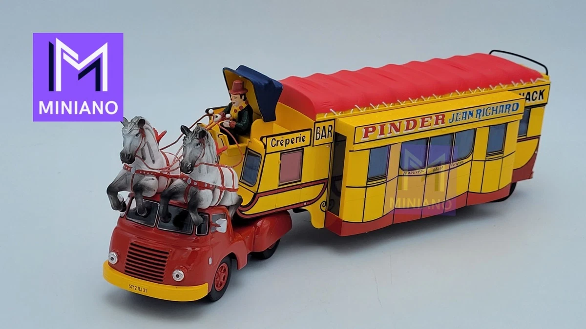 BLISTER VERSION 2 CAMIONS BERLIET STRADAIR MARQUE INJECTAPLASTIC - les jouets de nicolas