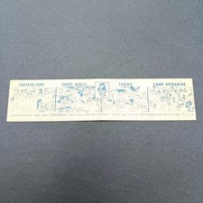 Dépliant ancien Papier publicitaire BANANIA - original - Jeu points