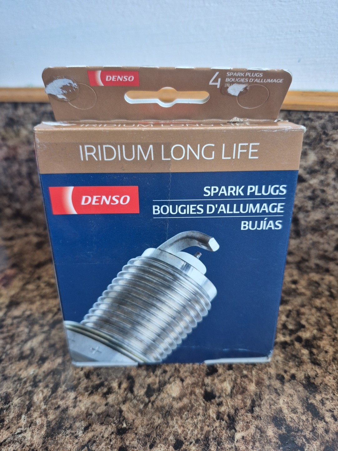 Brand New Real Genuine DENSO 3458 Iridium Long Life Spark Plugs FK16HQR11#4 4Pk