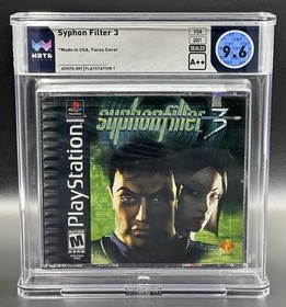 Syphon Filter 3 &bull; WATA 9.6 A++ &bull; PlayStation 1 &bull; Not VGA/CGC