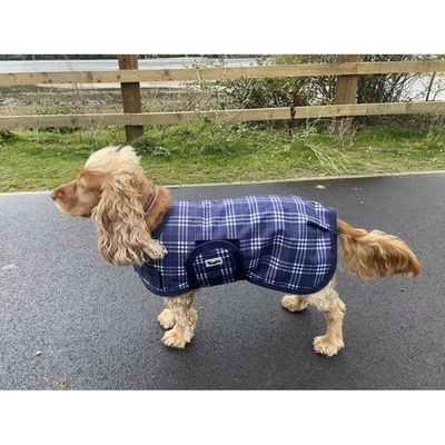 Ruggles Waterproof Dog Coat - Breathable, fleece lined dog rain jacket