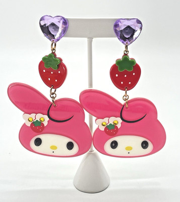 Irregular Choice Hello Kitty 2021 Earrings My Melody Picnic Resin Statement NWT
