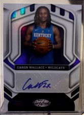 2022 Panini Chronicles Draft Picks Cason Wallace Rookie Pink Auto SP Thunder RC