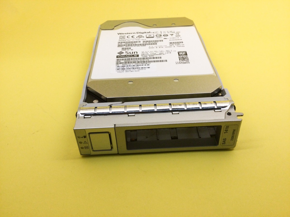7357761 Sun Oracle 14TB 7.2K SAS 12Gb/s 3.5in ENT HDD 7360615