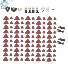 115 PCS Oscillating Saw Blades Set Multitool Blades with Cutting & Sanding Pads