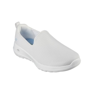 Skechers Women's GO WALK JOY - Aurora Slip-On Sneaker, White/Light Blue/B
