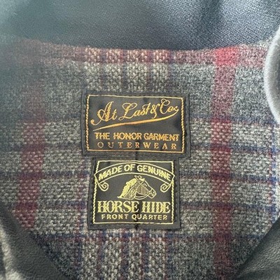 At Last & Co Leather Jacket horsehide Cossack Timeworn Clothing