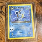 Pokémon Dark Blastoise Rare Team Rocket Set 70 HP Card 20/82 Wizards 2000
