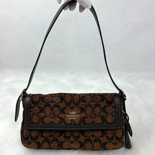 Coach Etta Small Flap Shoulder Bag Signature Chenille CCV65 2025 New Release NWT