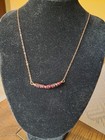 14k GF garnet beaded necklace  — photo 1