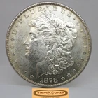 1878-S Morgan Silver Dollar, AU - #C62167NQ
