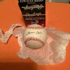 LARRY DOBY Signed Official Baseball-HALL OF FAME-CLEVELAND INDIANS READ
