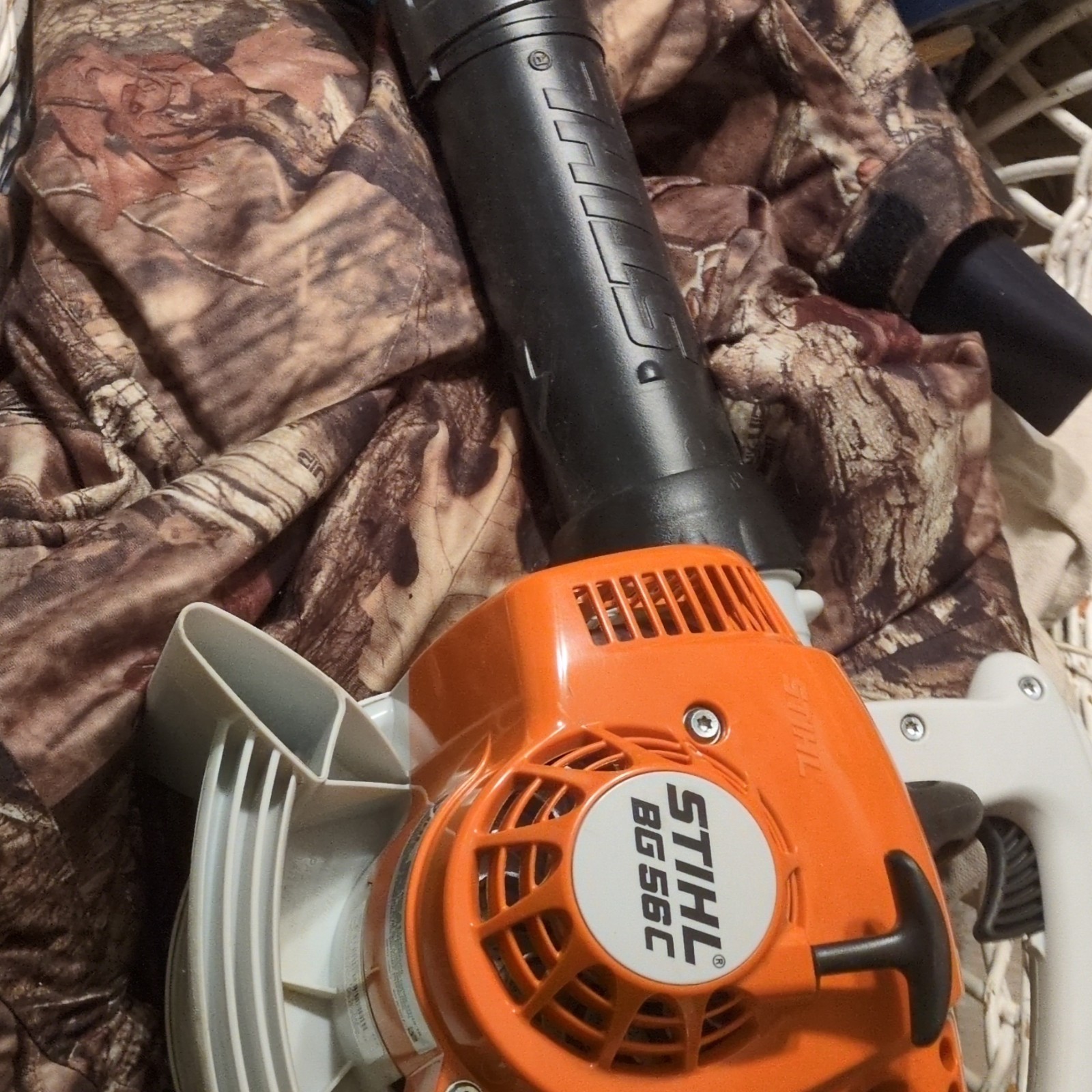 Orange White Black Plastic Metal