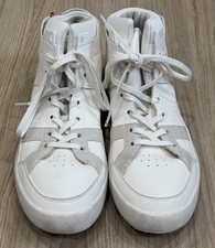 On Cloud The Roger Men's 11 White Leather High Top Sneakers Cloudtec Casual