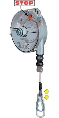 Produktbild von Format Federzug Typ 9338 – 6–8 Kg Traglast, 2,5 M Seillänge – Mittelschwere Ausführung Mit Alu-Gehäuse – Für Schleifmaschinen, Bohrer & Niethämmer