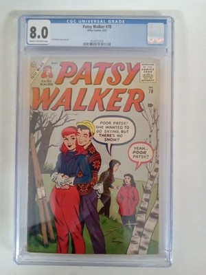 Patsy Walker #70 Atlas Comics Al Hartley Cover And Art CGC 8.0