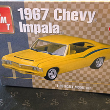 AMT 1:25 1967 Chevy Impala Plastic Model Kit Unassembled 31233