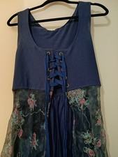 Handmade Renaissance Type Corset Duster Sz med