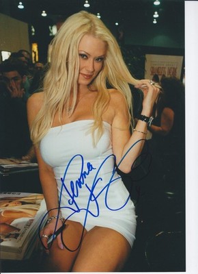 Jenna Jameson - Model, Adult Star 8x12 inch 20x30cm Foto signiert auf AVN Expo