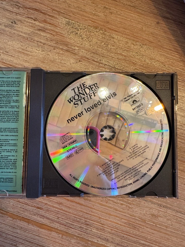 Never Loved Elvis - Music CD - The Wonder Stuff - 1991-06-25 - Polydor/ Polygr - Bild 3 von 4