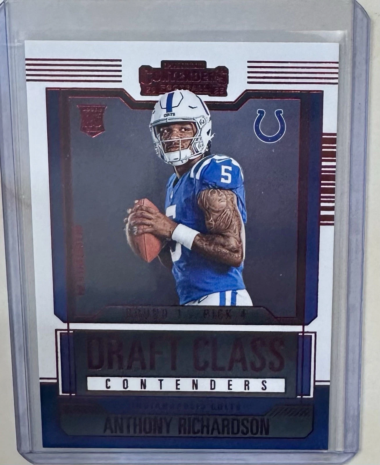 2023 Panini Contenders Anthony Richardson Draft Class Contenders RED RC #1