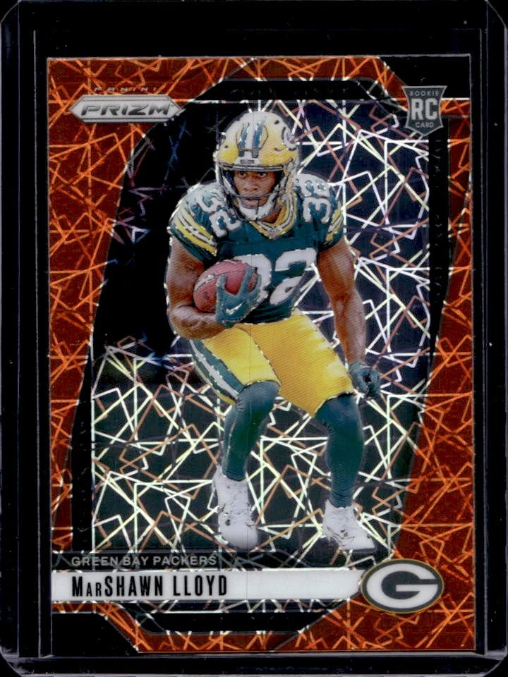 2024 Prizm MarShawn Lloyd RC Lazer Rookie #374 Packers