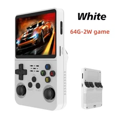 White R36S Handheld Game Console 3.5 Inch IPS Screen 20000+ Games Video Games