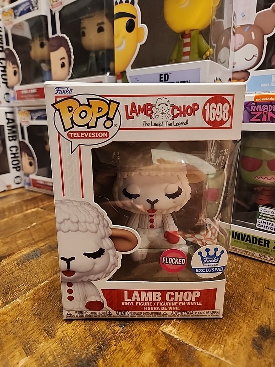 Funko Pop! Lamb Chop #1698 Flocked Exclusive With Protector | eBay