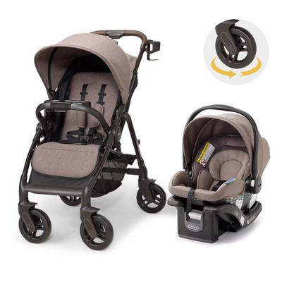 Graco Merge Travel System - Gray: Car Seat Included, Forward Facing Seat,