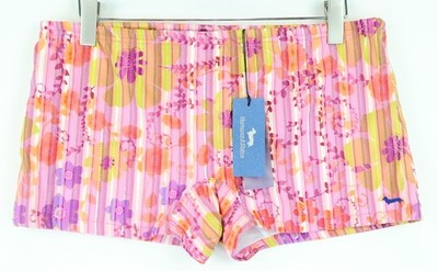 HARMONT & BLAINE Acqua Herren Bademode W34 rosa gestreift Blumenmuster Badehose *