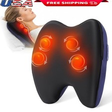 Shiatsu Neck Back Massager W/ Heat Deep Tissue Relief Portable Home Office New