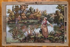 "The Autumn Day" New Needlepoint Canvas Collection D'Art, Made in EU