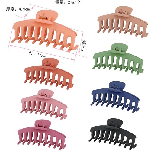 11cm Large Hair Claw Clip for UK Women Matte Strong Hold Jaw for Thick Thin Hair - Picture 5 of 32