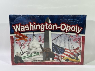 Late for the Sky Board Game Washington-Opoly Pennsylvania Brettspiel English HI