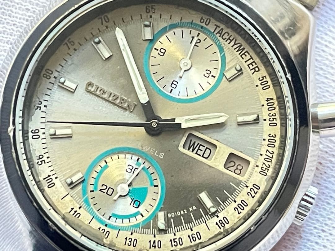 CITIZEN Challenge Timer Chronograph Auto 38mm Cas… - image 11