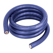 XW0BL5 5 ft Blue 1/0-Gauge True Spec 100 OFC EnvyFlex Power/Ground Wire