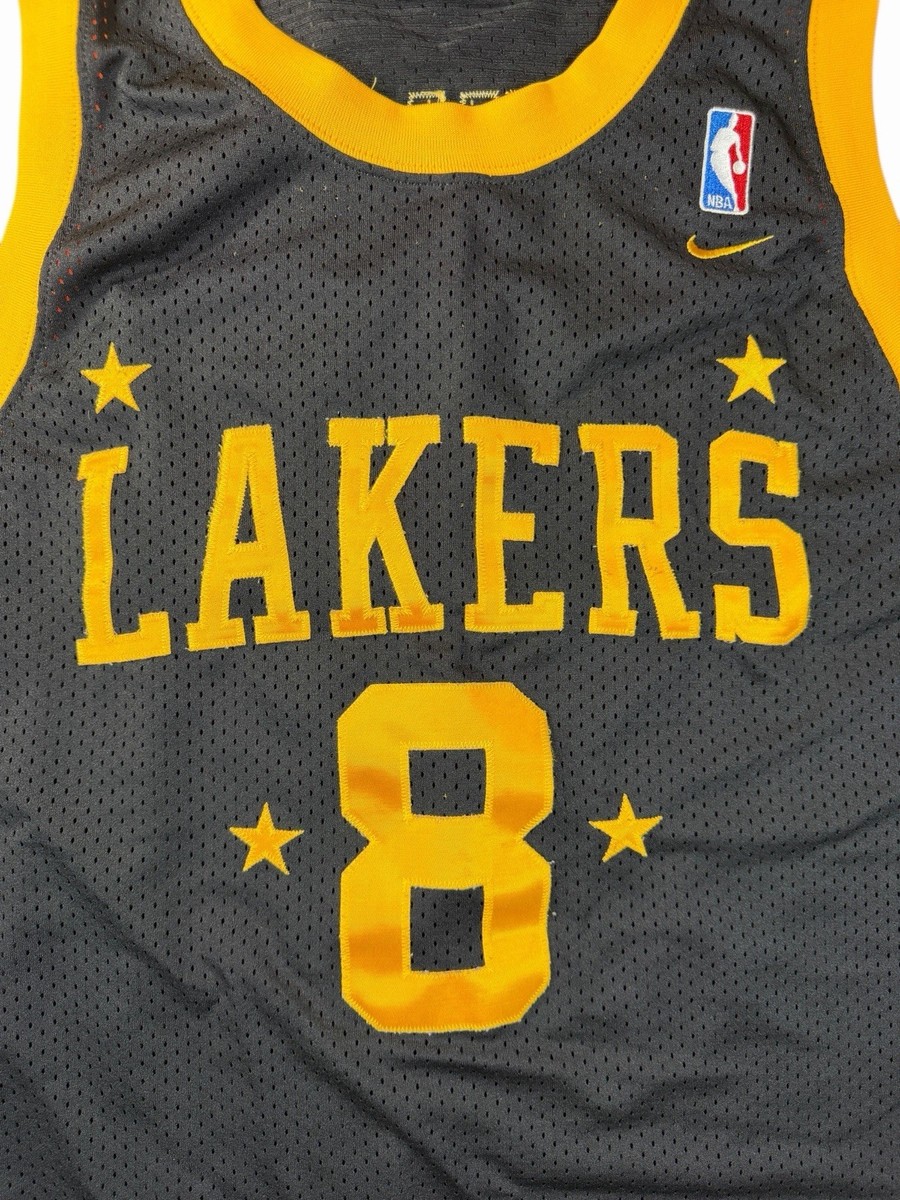 Kobe Bryant Lakers #8 Jersey Nike Black Gold NBA Mens XXL Sewn | eBay