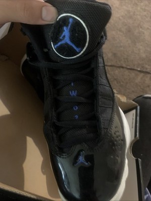 Nike Air Jordan 6 Rings Space Jam Black Hyper Royal White 322992-016 Size 4